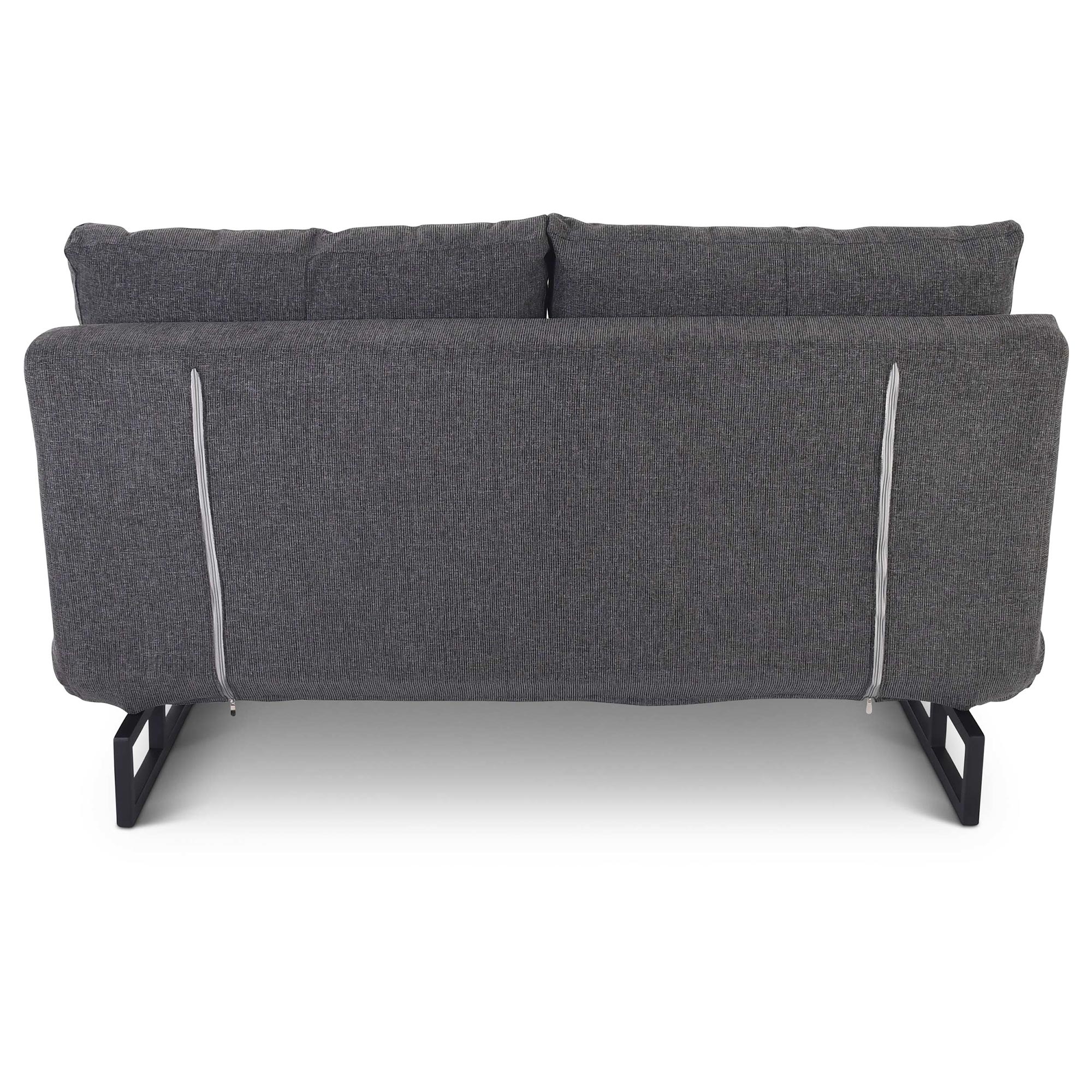 schlafsofa-struktur-mikrofaser-anthrazit -gestell-schwarz-148cm-breit-raburg-zara-300008