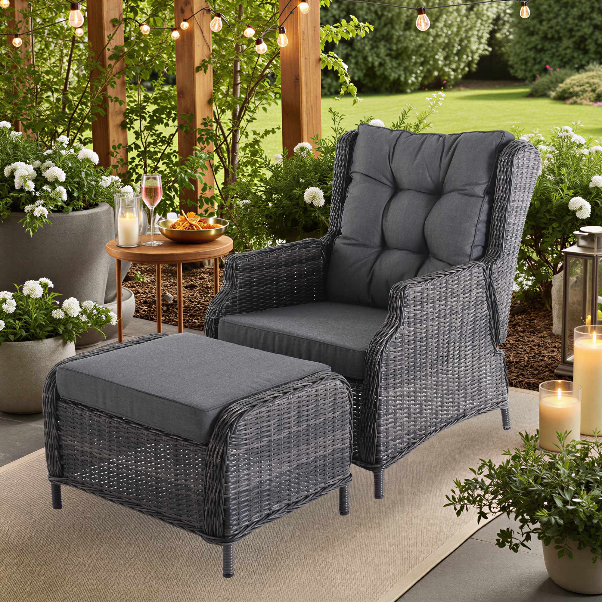 garten-relaxsessel-mit-hocker -polyrattan-braun-polster-dunkelgrau-raburg-sophia-103243