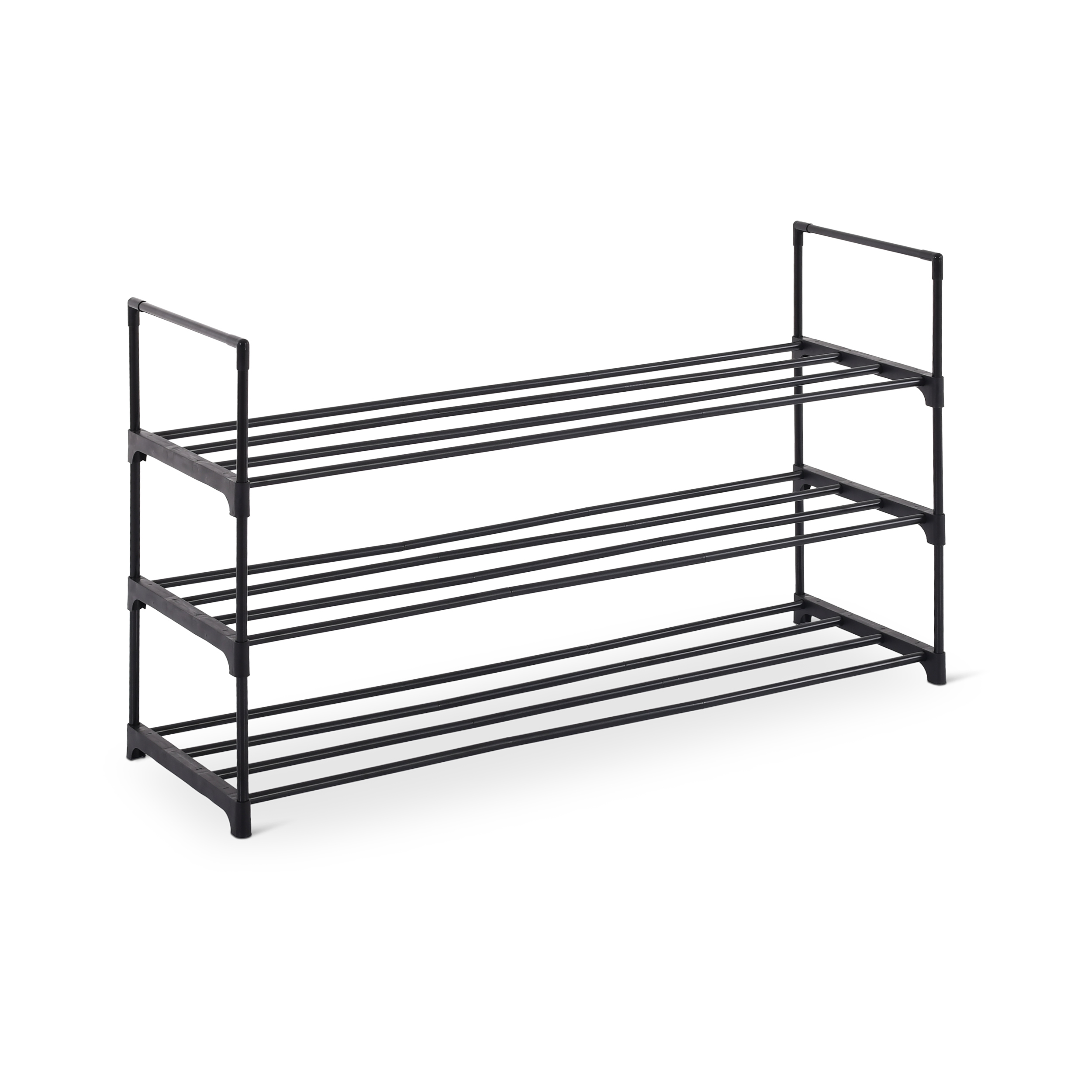 raburg-schuhregal-3-boeden-92cm-schwarz-metall-zum-stecken-300058
