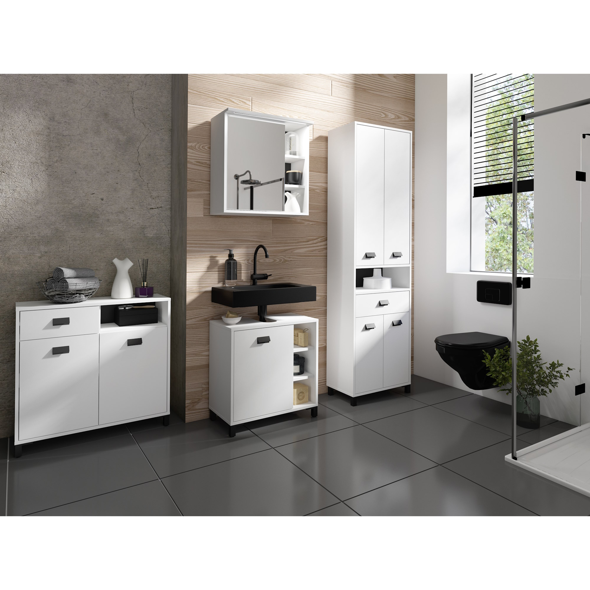 byliving-badezimmer-kommode-weiß-schwarz-stauraum-schublade-türen-800307