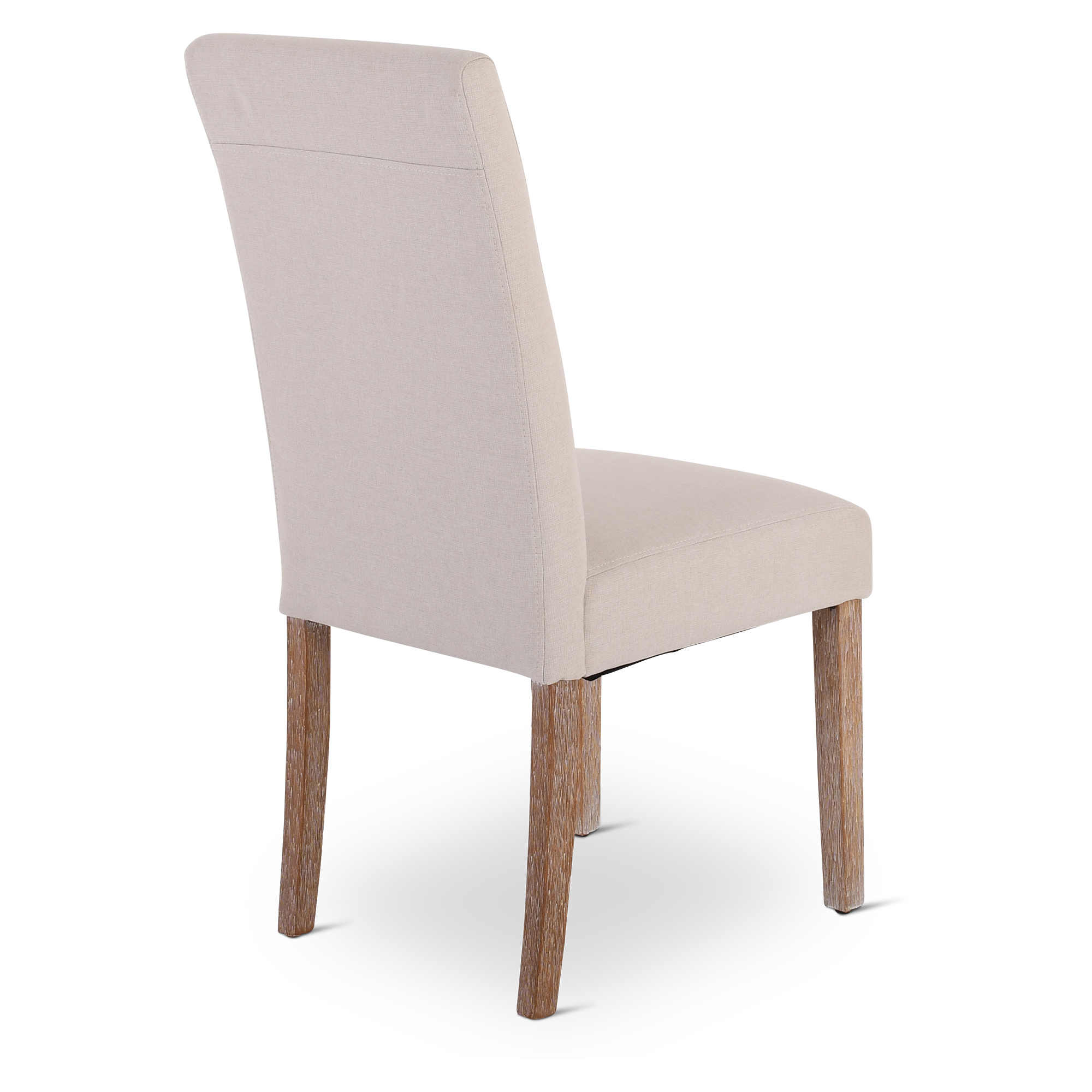 Esszimmerstuhl 2er-Set, Beige, Beine Holz, Raburg Alexandra