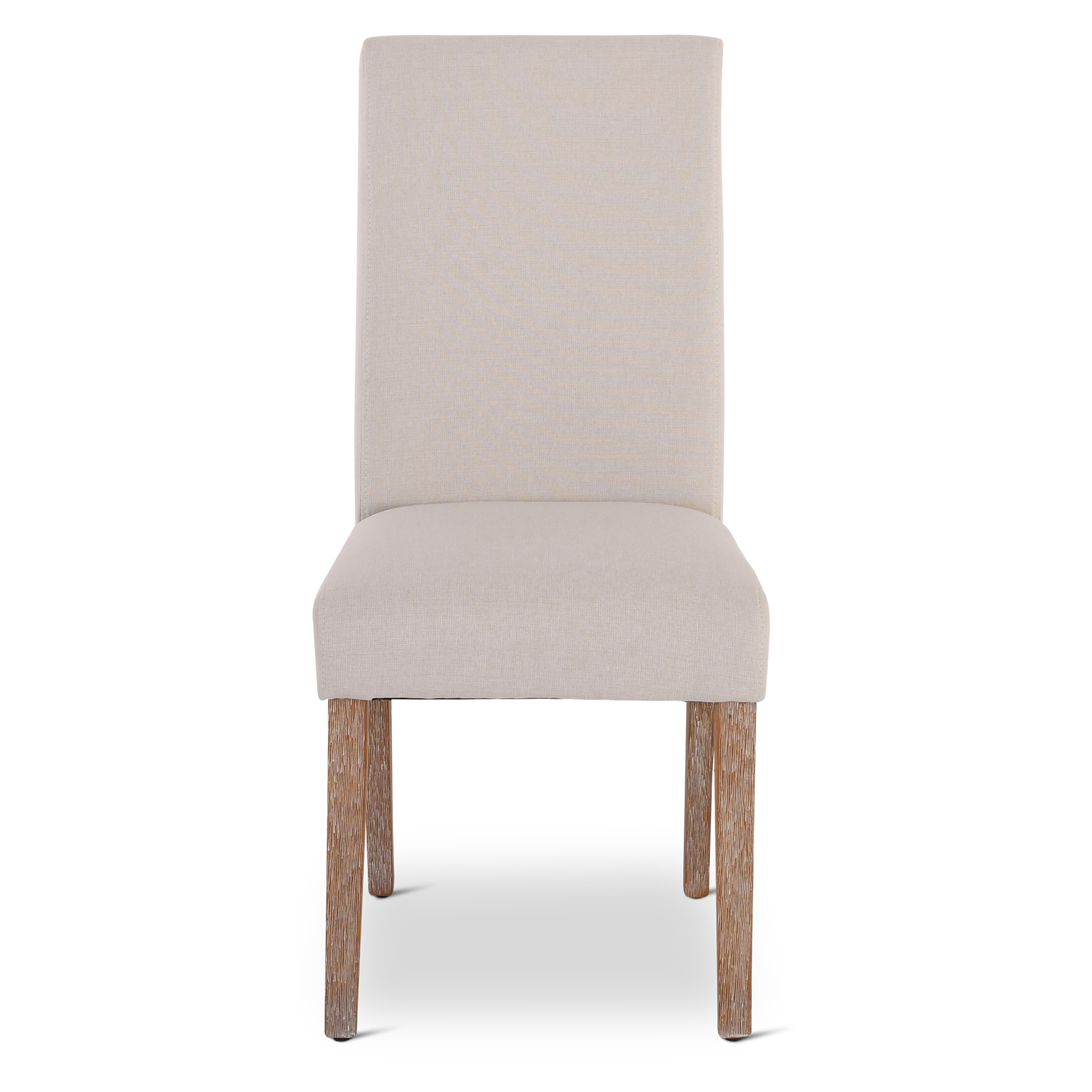 Esszimmerstuhl 2er-Set, Beige, Beine Holz, Raburg Alexandra
