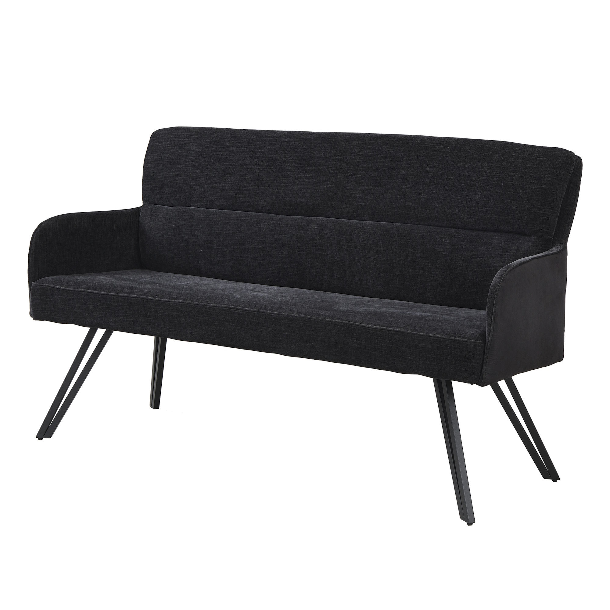 byliving-bank-tino-gepolsterte-sitzbank-140-cm-webstoff-schwarz -metallgestell-800561